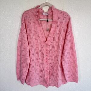 Rumored Cardigan Womens XS Carmel By The Sea Soft Lightweight Knit Boho Chic NEW